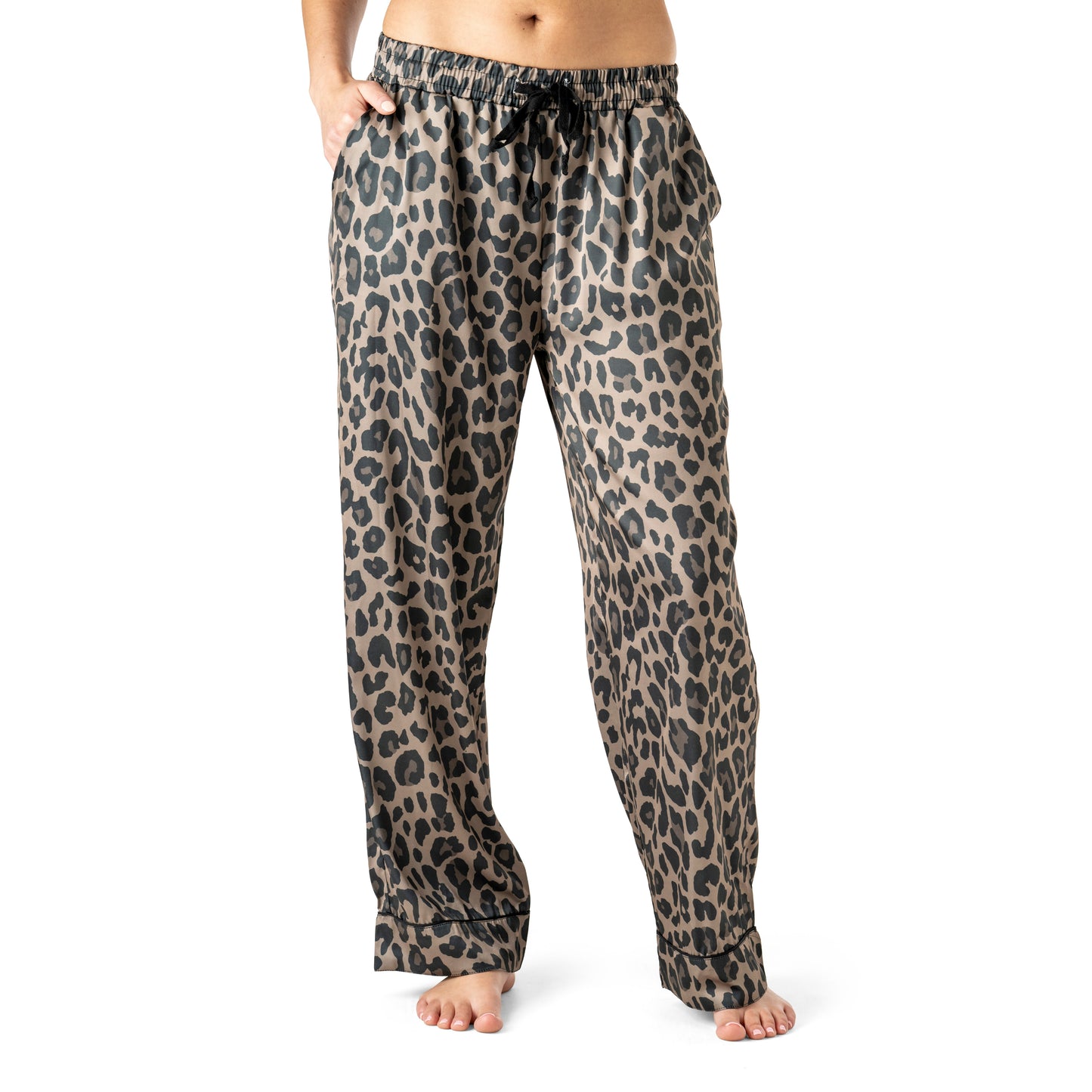 Bow So Lovely Satin Pajama Pants