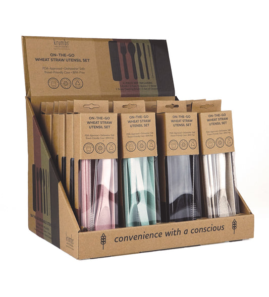 On-The-Go Wheat Straw Utensil Set