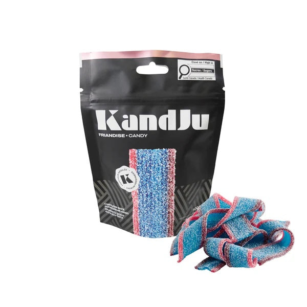 Sour Blueberry & Grape Belts | 100g Bag