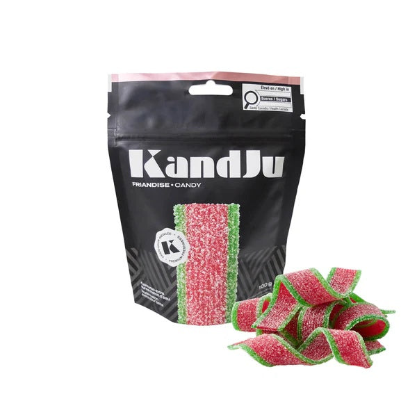 Sour Watermelon Belts | 100g Bag