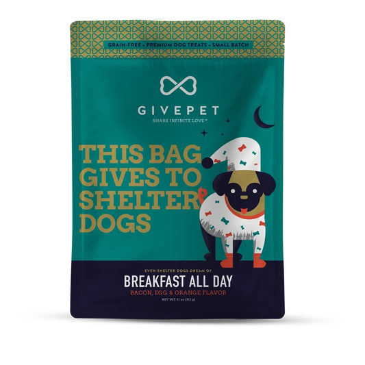 Breakfast All Day Baked Dog Biscuits | 11 Oz. Bag