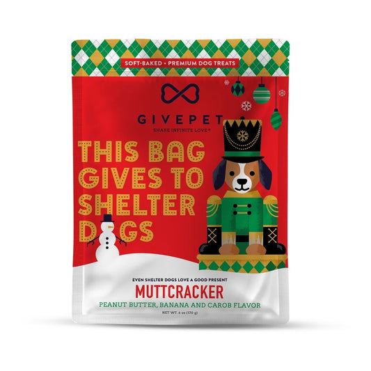 Muttcracker Dog & Cat Holiday Treats | 6 Oz. Bag