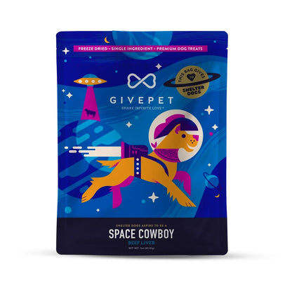 Space Cowboy Freeze-Dried Dog Treats | 3 Oz. Bag