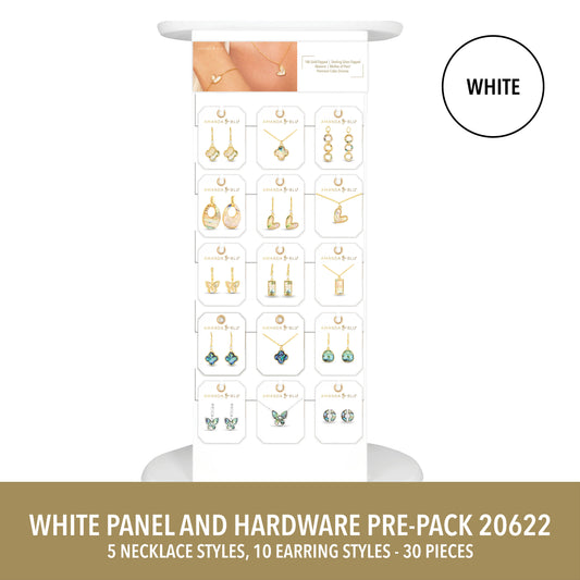 Medium White Countertop Display Panels