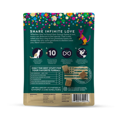 Birthday Purr-Resent Freeze-Dried Cat Treats | 1.25 Oz. Bag