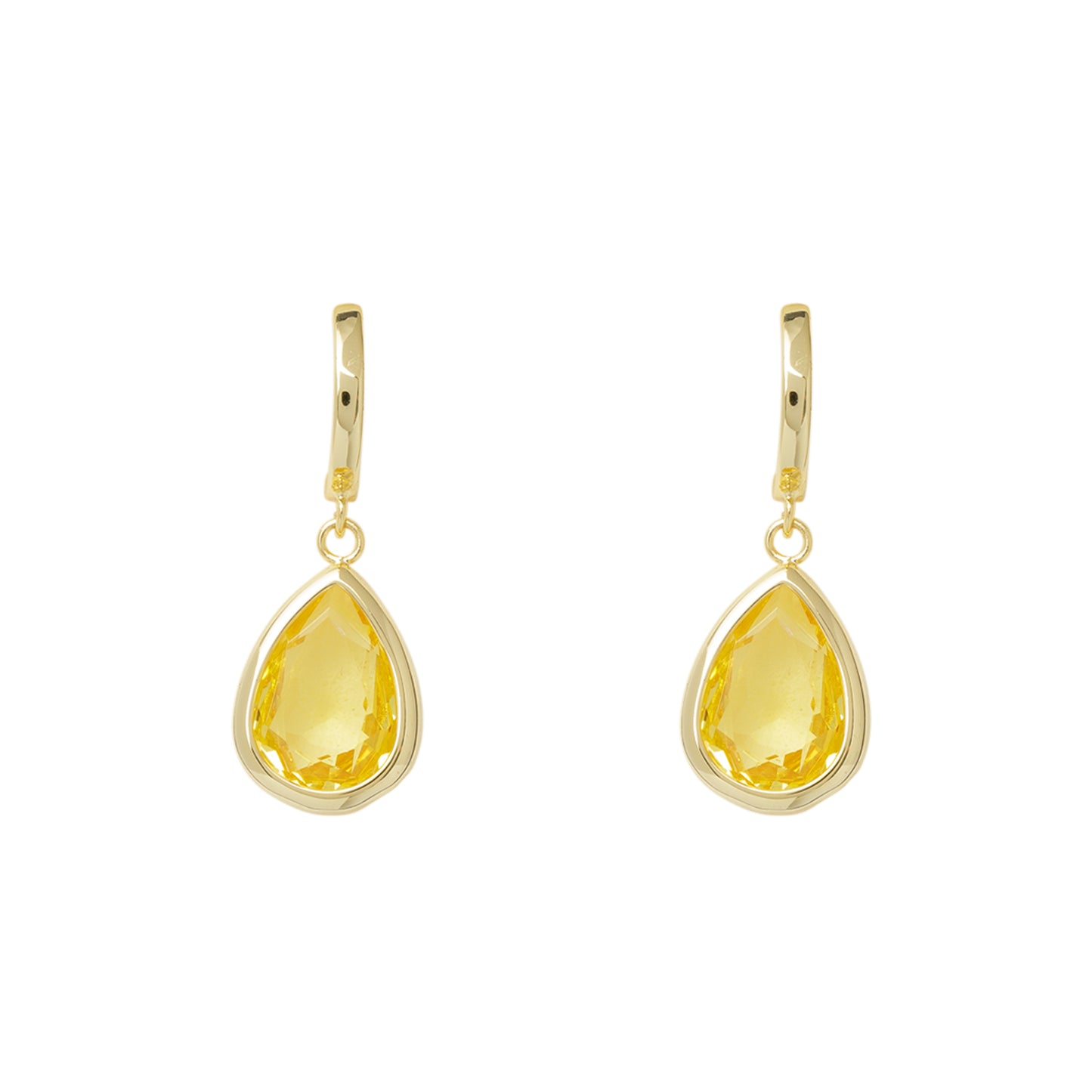 Gold Crystal Earrings