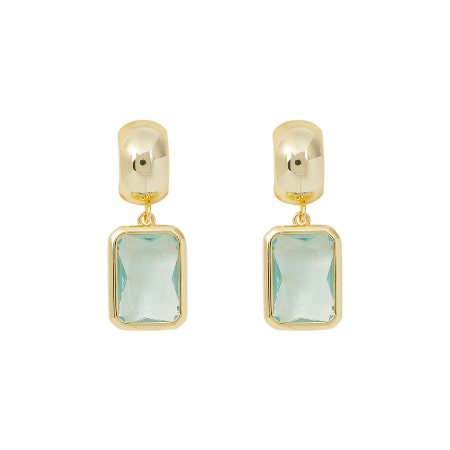 Gold Crystal Earrings