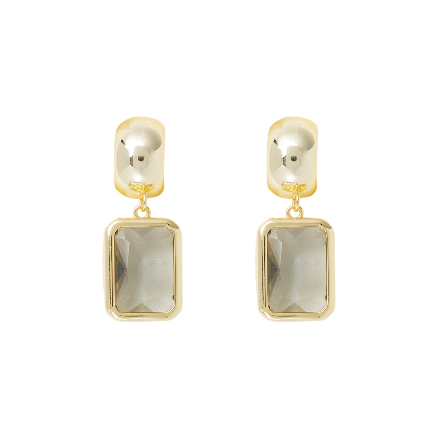 Gold Crystal Earrings