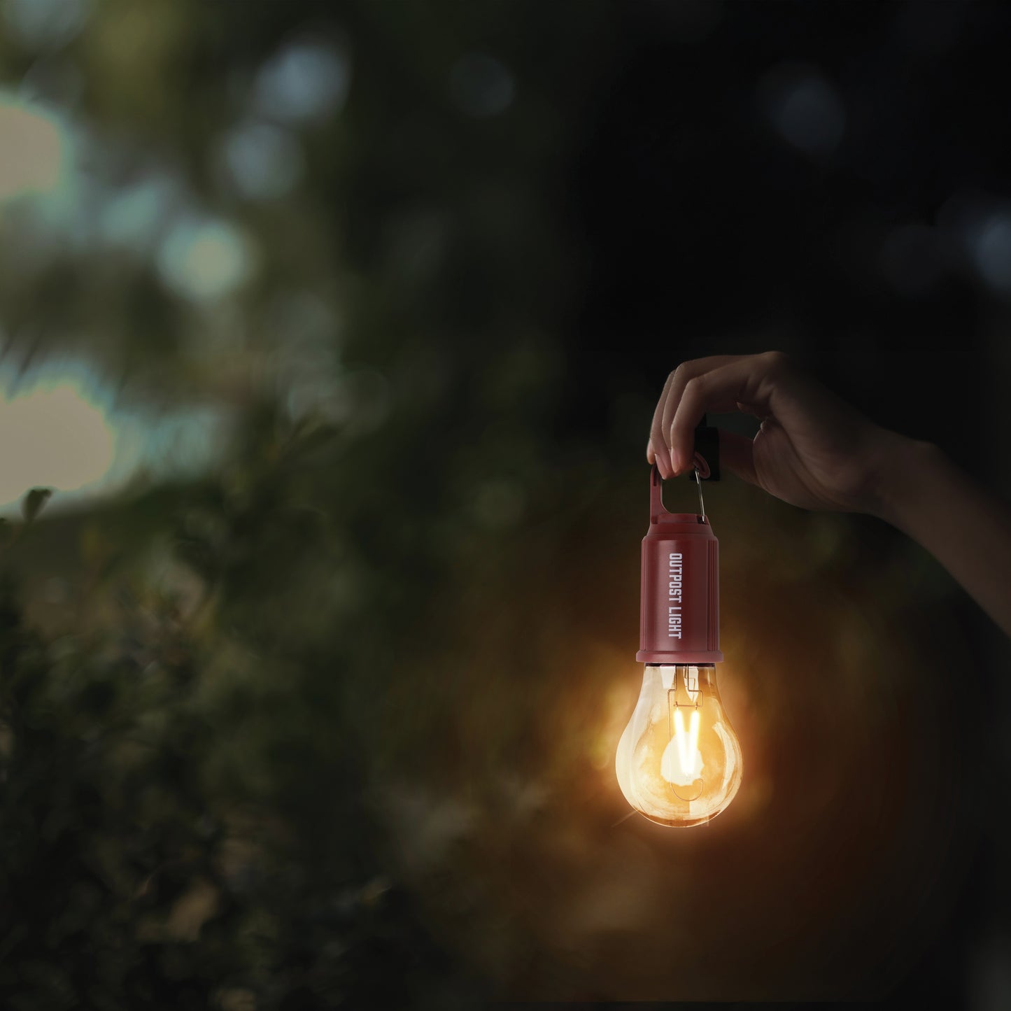 Outpost Light Rechargeable Vintage Hanging Light