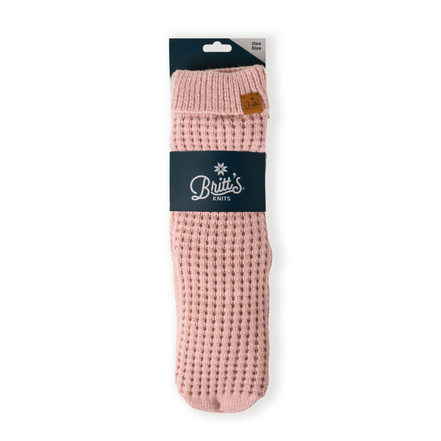 Juneau Waffle Knit Slipper Socks