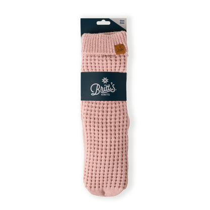Juneau Waffle Knit Slipper Socks
