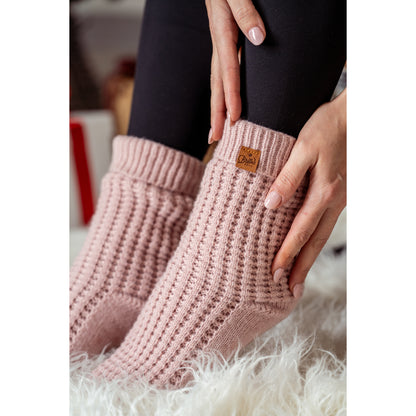 Juneau Waffle Knit Slipper Socks