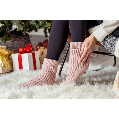 Juneau Waffle Knit Slipper Socks