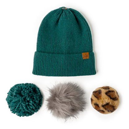 Snap To It Mix & Match Pom Hat