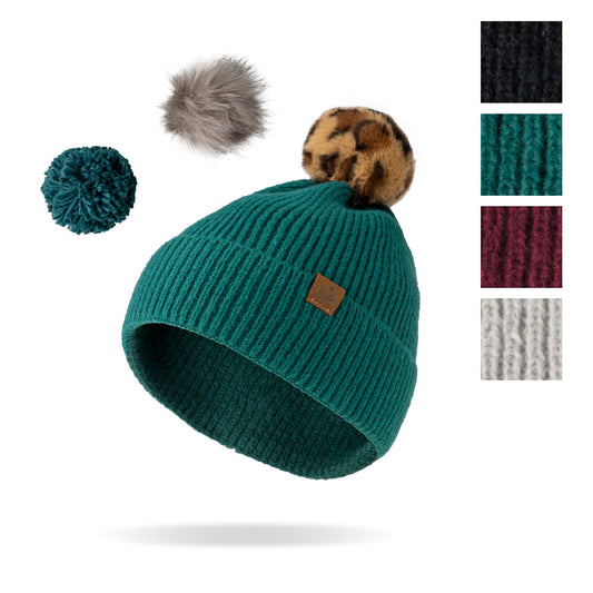 Snap To It Mix & Match Pom Hat