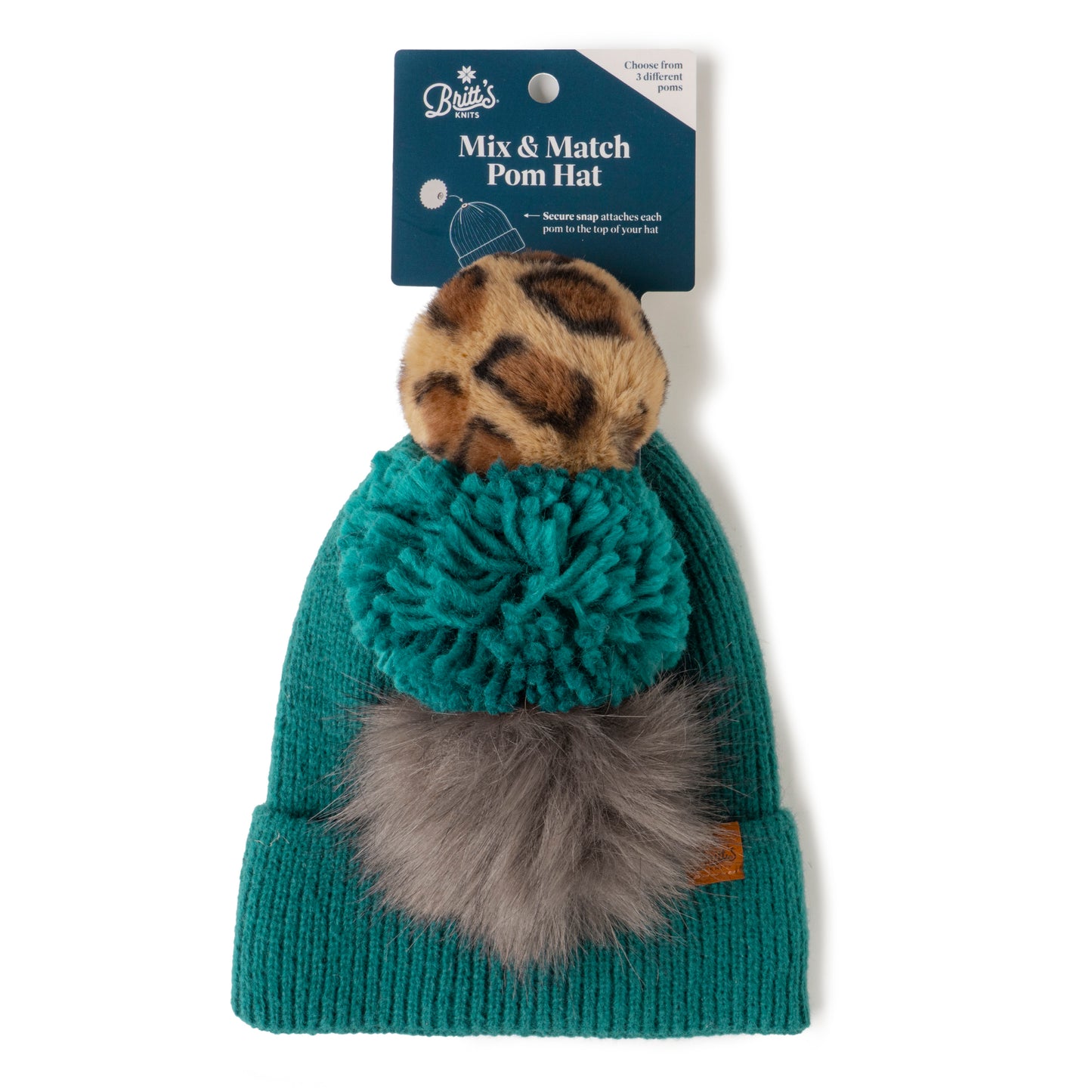 Snap To It Mix & Match Pom Hat