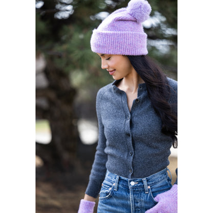 Powder Knit Ultra Soft Pom Hat