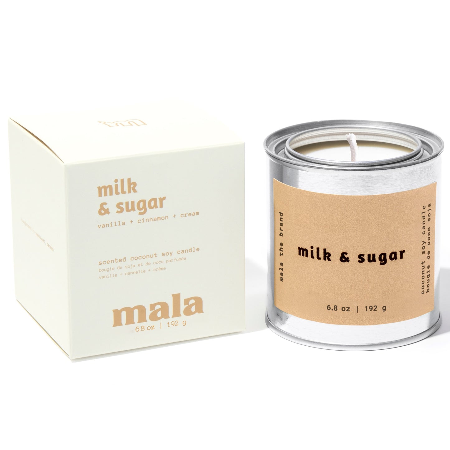 Candle | Milk & Sugar (Cream + Cinnamon + Vanilla)