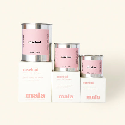 Candle | Rosebud (Rose + Cream + Cedarwood)