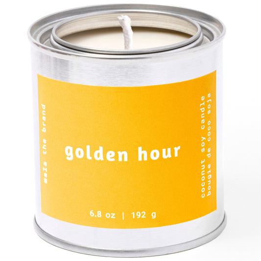 Candle | Golden Hour (Leather + Saffron + Pine)