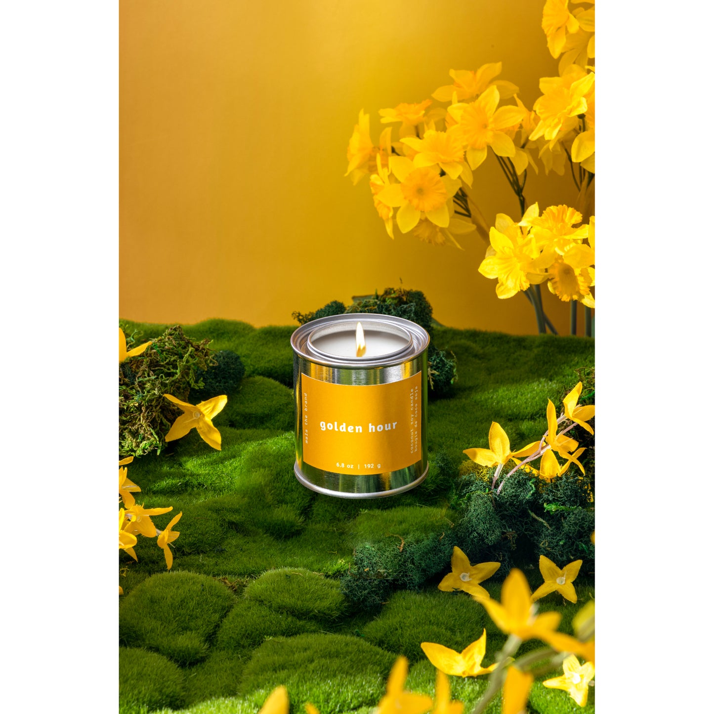 Candle | Golden Hour (Leather + Saffron + Pine)