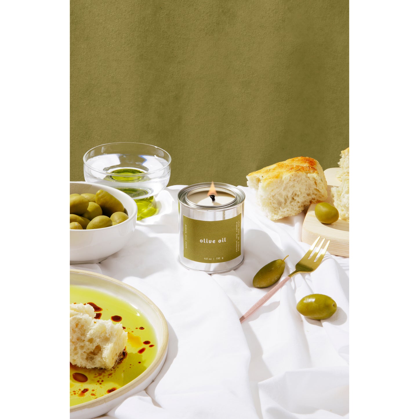 Candle | Olive Oil (Bergamot + Lemon + Vanilla)