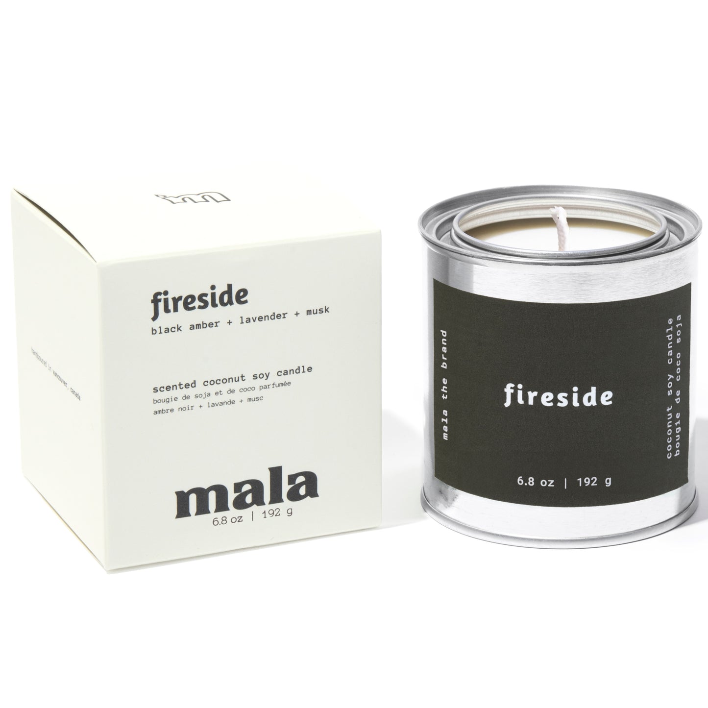 Candle | Fireside (Black Amber + Lavender + Musk)
