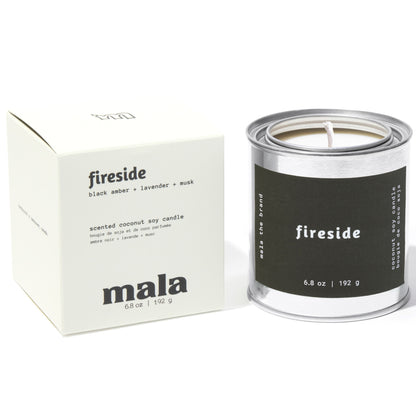 Candle | Fireside (Black Amber + Lavender + Musk)