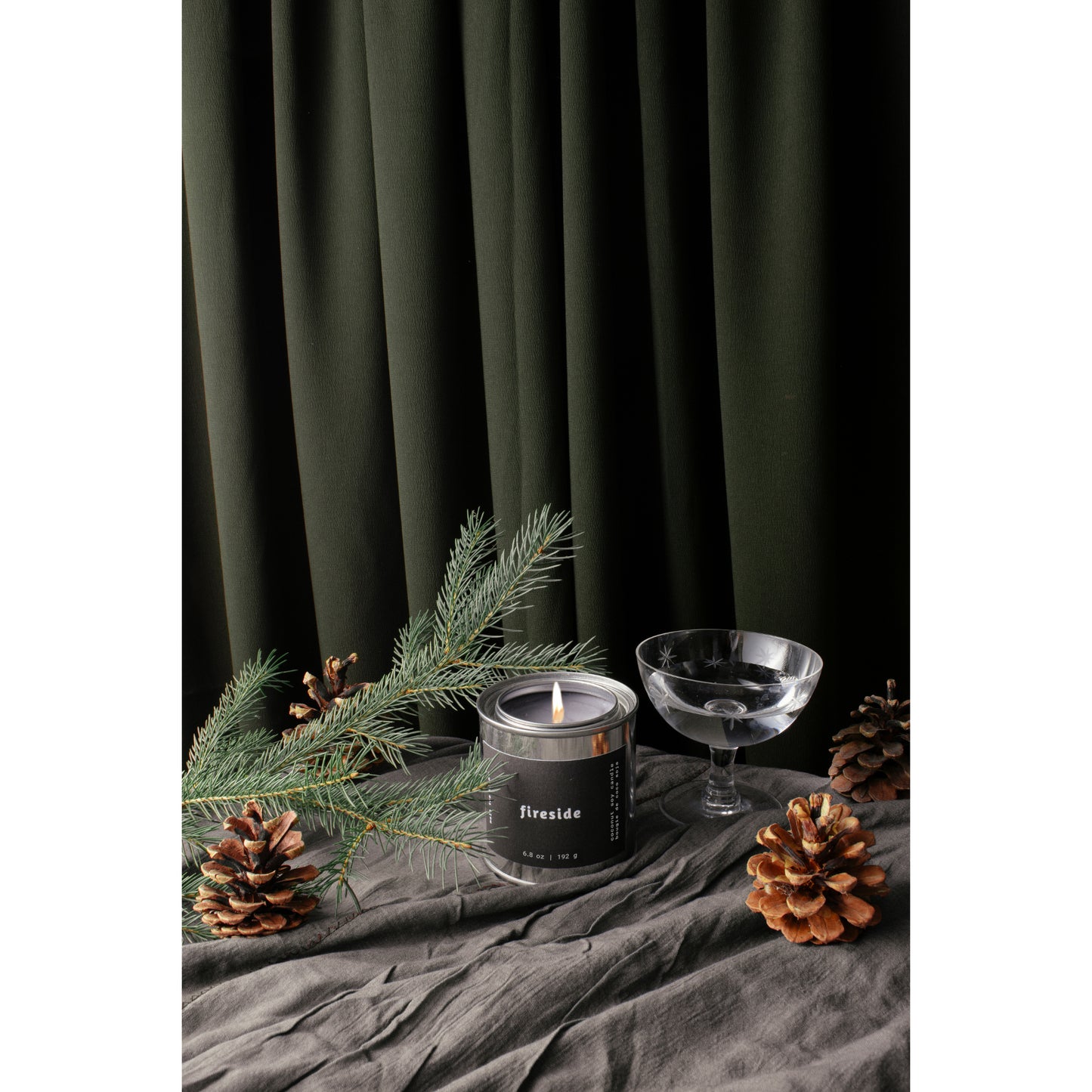 Candle | Fireside (Black Amber + Lavender + Musk)