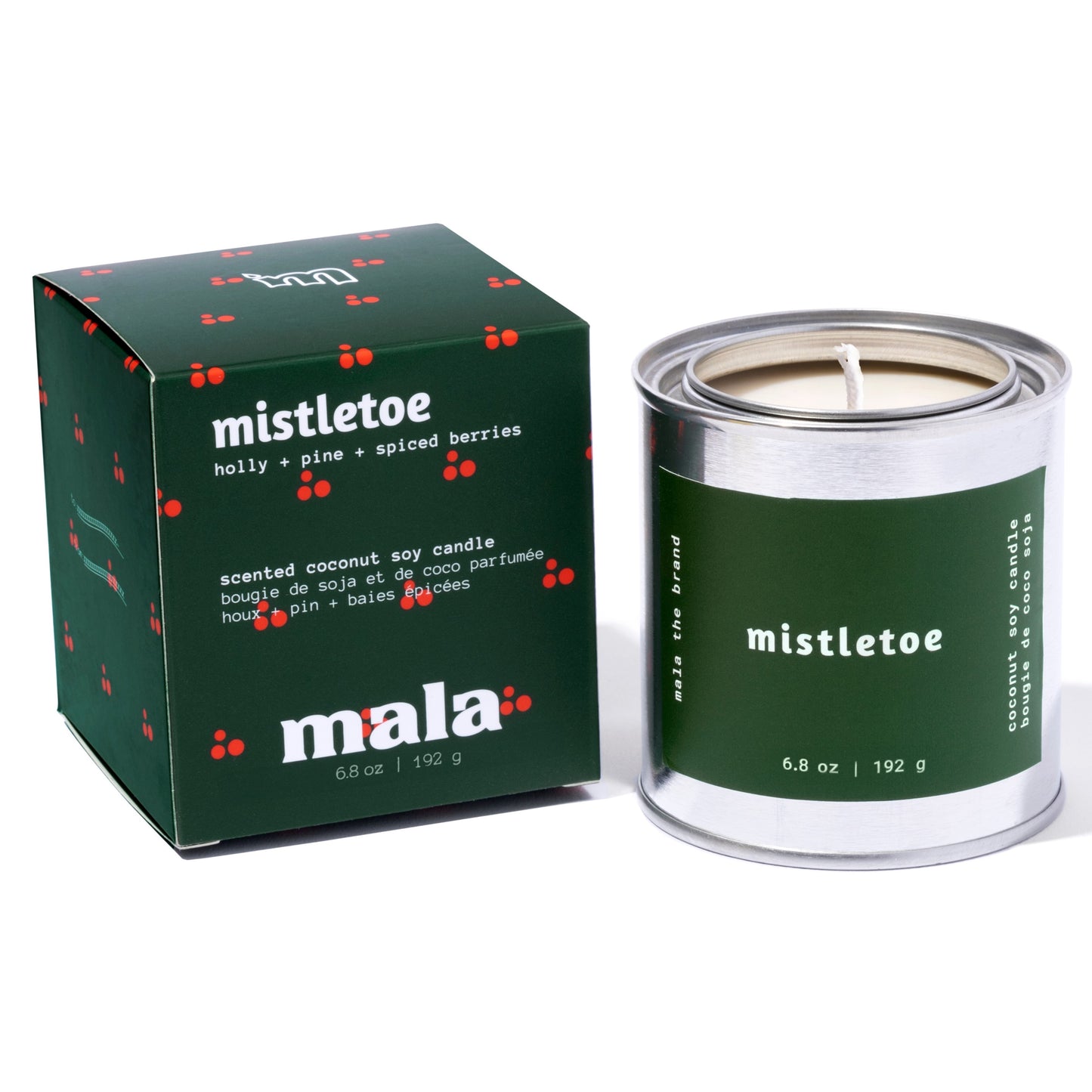 Candle | Mistletoe (Holly + Pine + Spiced berries)