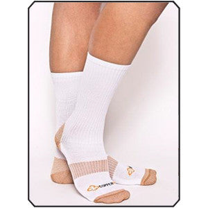 White Mid Socks