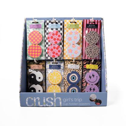 Girl's Trip Cup Holder Coasters