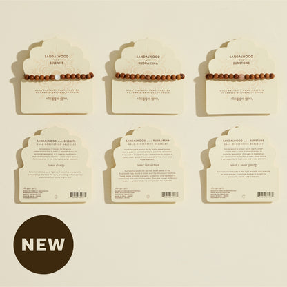 Sandalwood Mala Bracelet Assortment