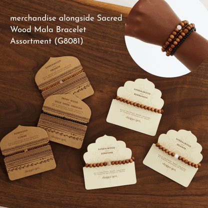 Sandalwood Mala Bracelet Assortment