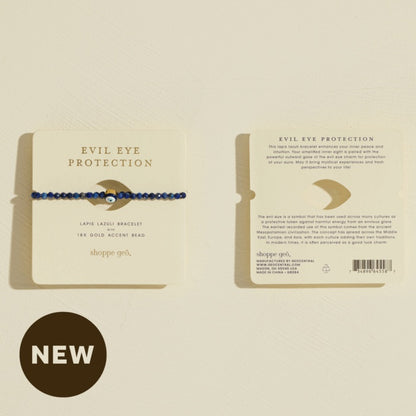 Lapis Evil Eye Bracelet
