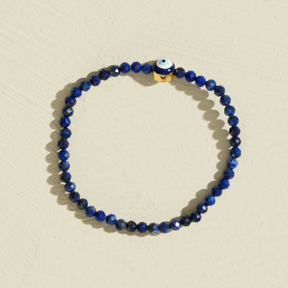 Lapis Evil Eye Bracelet