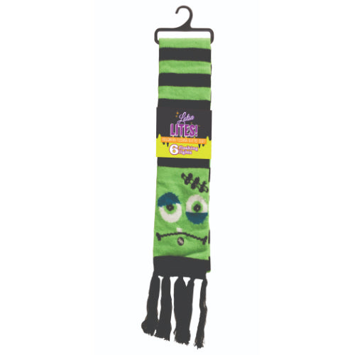 Lotsa Lites!® Flashing Halloween Scarf
