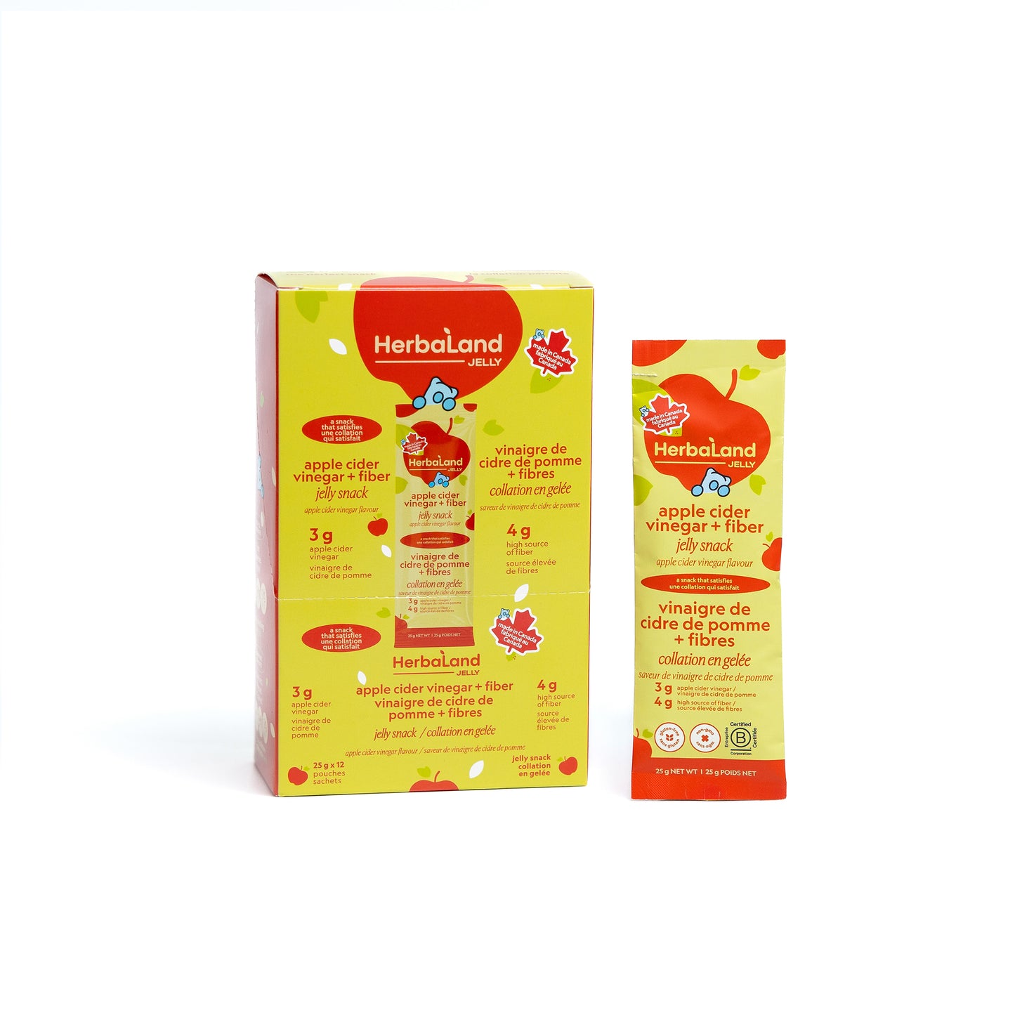 Jelly Snacks Apple Cider Vinegar + Fiber 25G