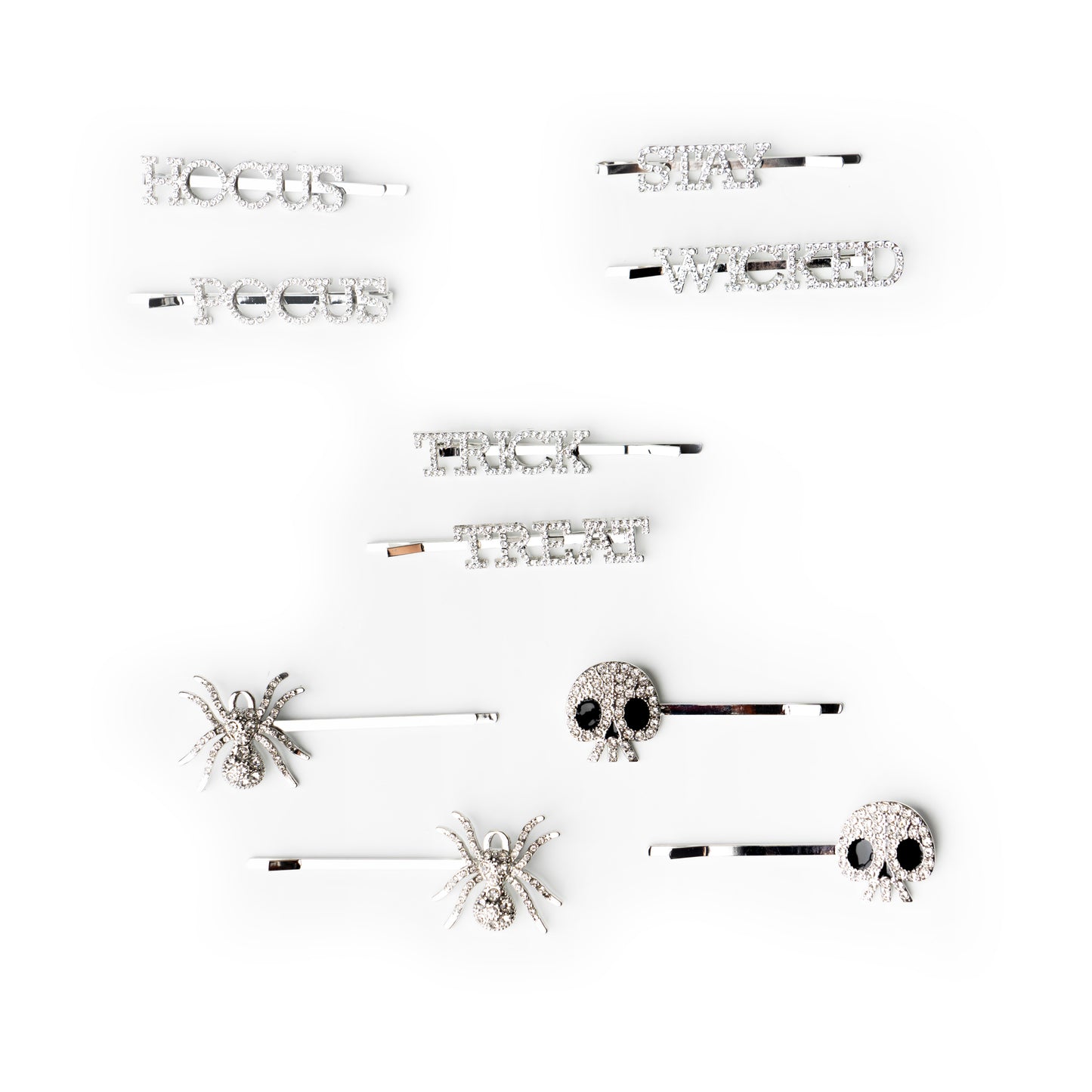 Halloween Bling Hair Clips