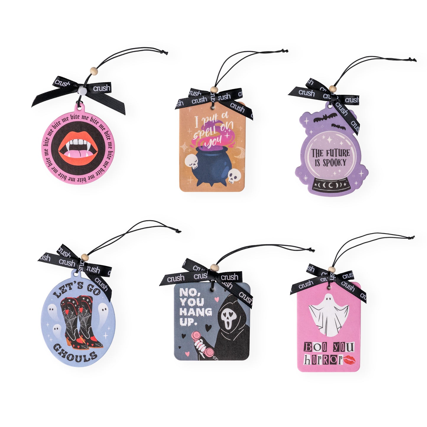 Halloween Let's Go Ghouls Car Air Freshner