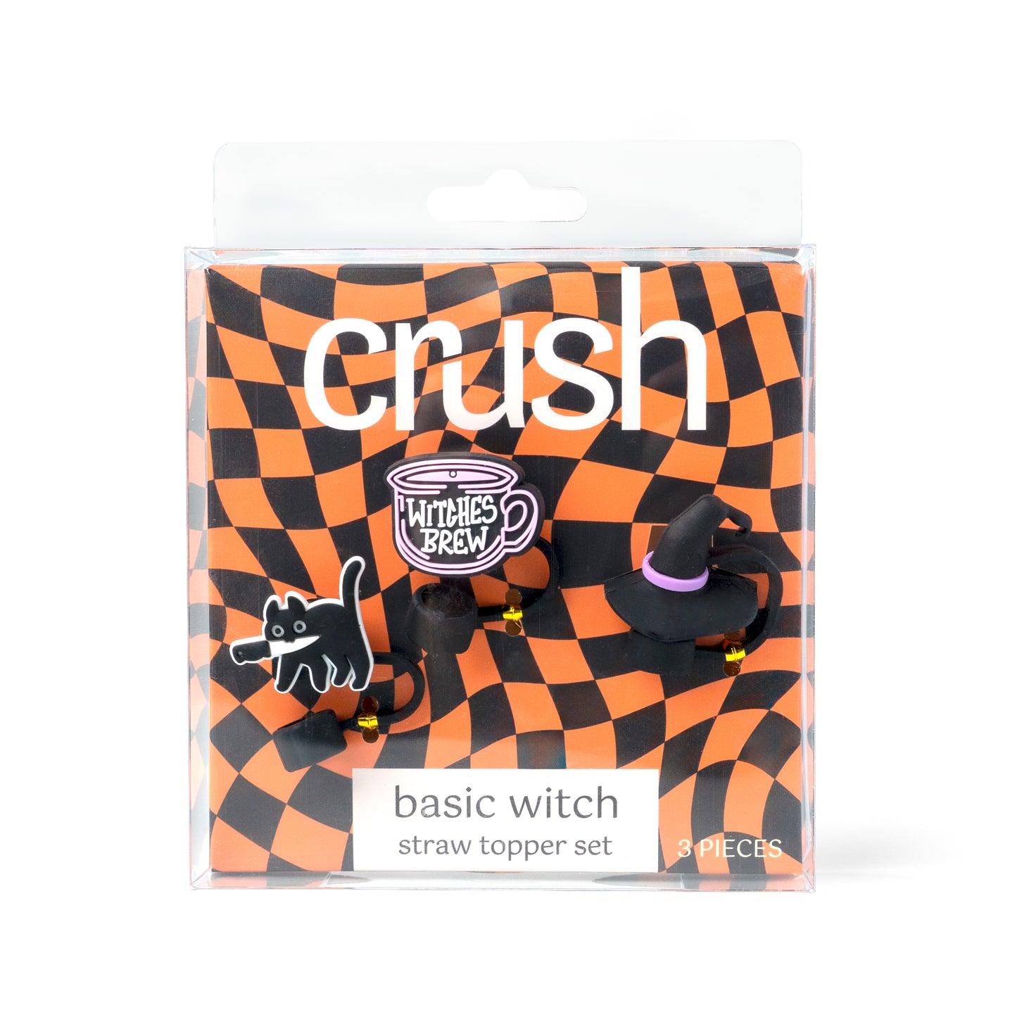 Halloween Basic Witch Straw Topper Set