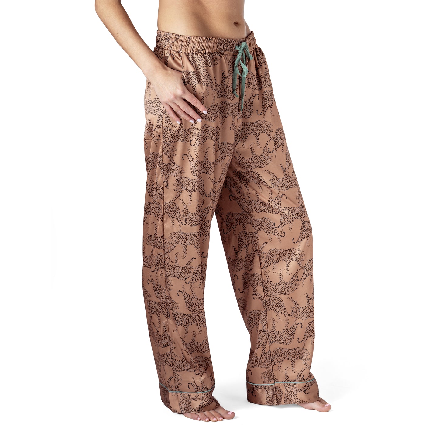 Mon Cheri Satin Pajama Pants