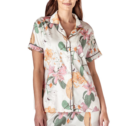 Mon Cheri Satin Pajama Tops