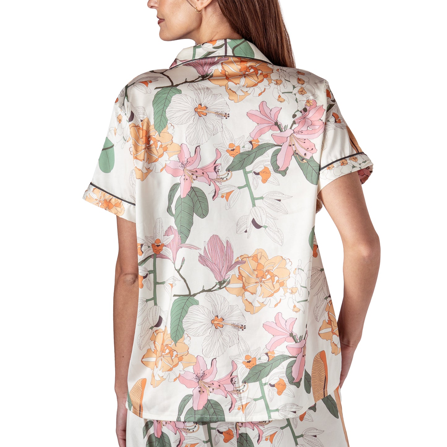 Mon Cheri Satin Pajama Tops