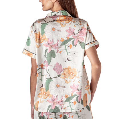 Mon Cheri Satin Pajama Tops