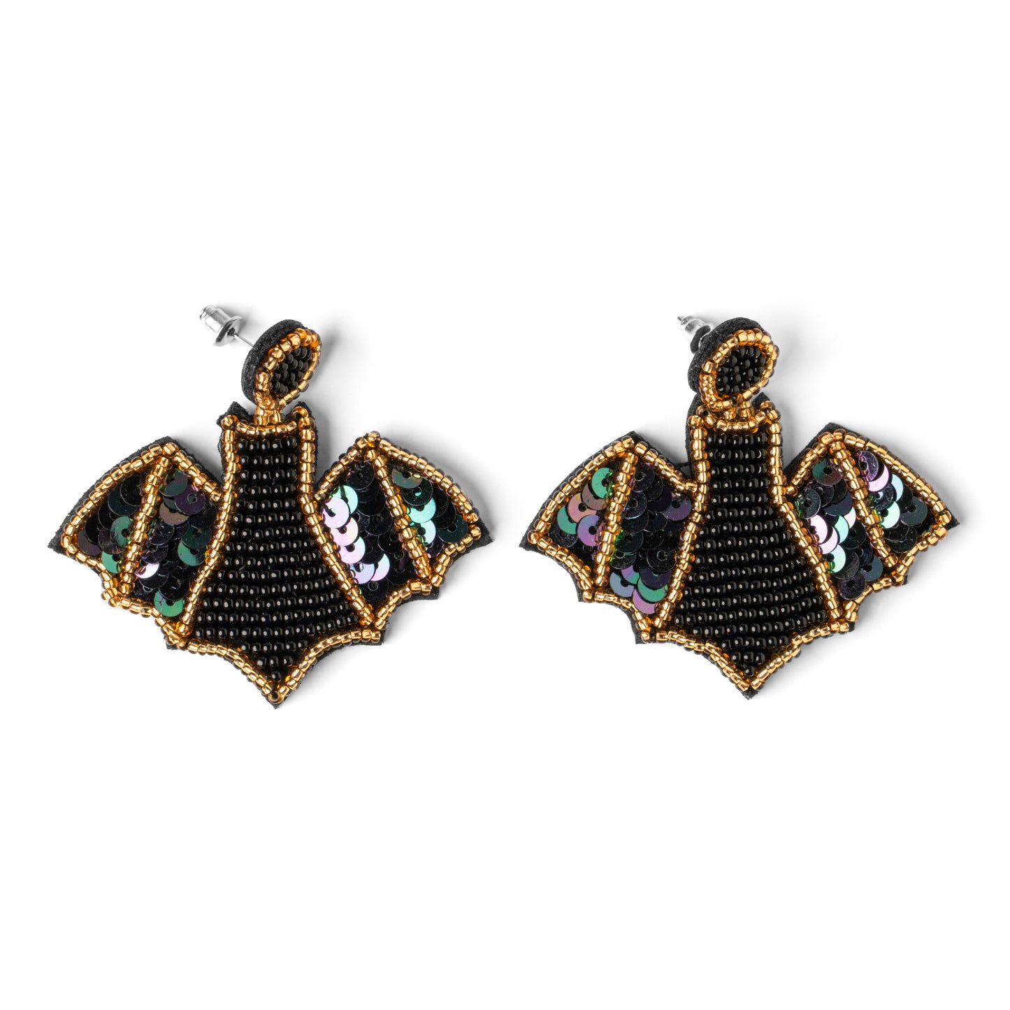 Halloween Spooky Beaded Earrings