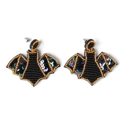 Halloween Spooky Beaded Earrings