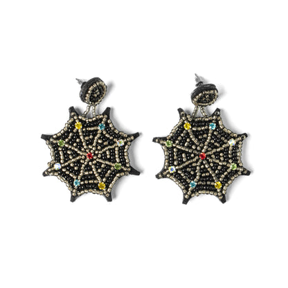 Halloween Spooky Beaded Earrings