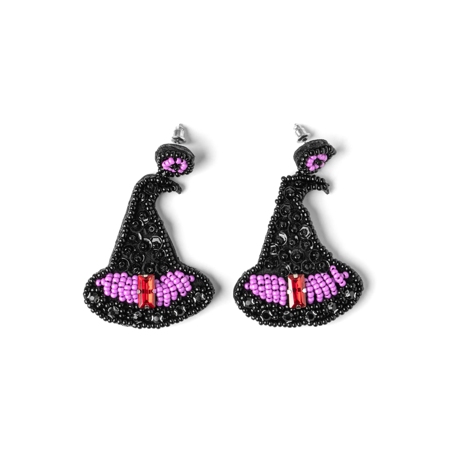 Halloween Spooky Beaded Earrings