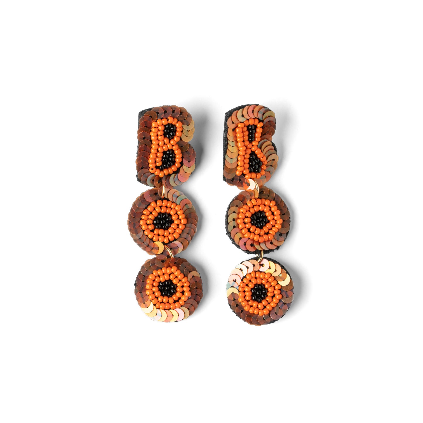 Halloween Spooky Beaded Earrings